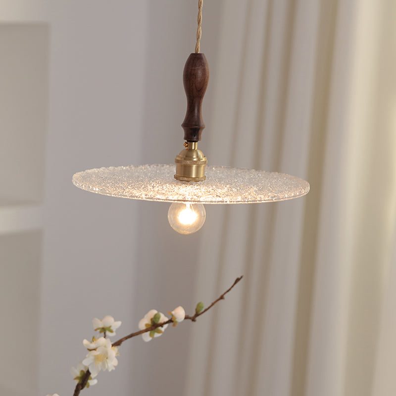 Single Light Contemporary Hanging Lamps Glass Shade Pendant Light for Sitting Room Foyer