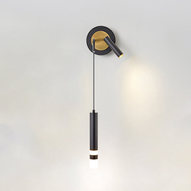 Lámpara de pared de lectura metálica moderna Fixtura de apliques de pared doméstica para sala de estar de dormitorio