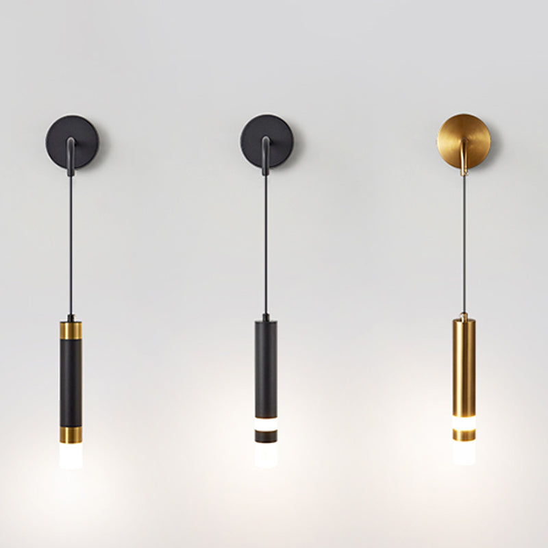 Lámpara de pared de lectura metálica moderna Fixtura de apliques de pared doméstica para sala de estar de dormitorio