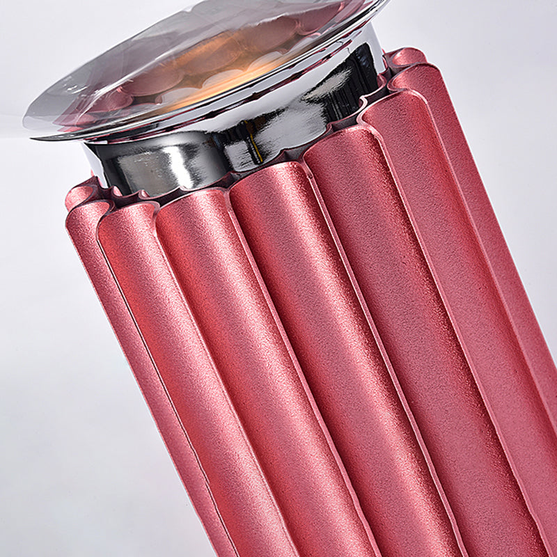 Contemporary Simple Nightstand Lamps Glass Shade Table Lamp for Bedroom Living Room