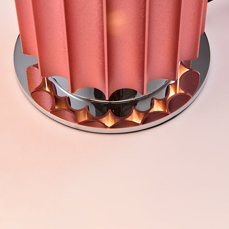 Contemporary Simple Nightstand Lamps Glass Shade Table Lamp for Bedroom Living Room