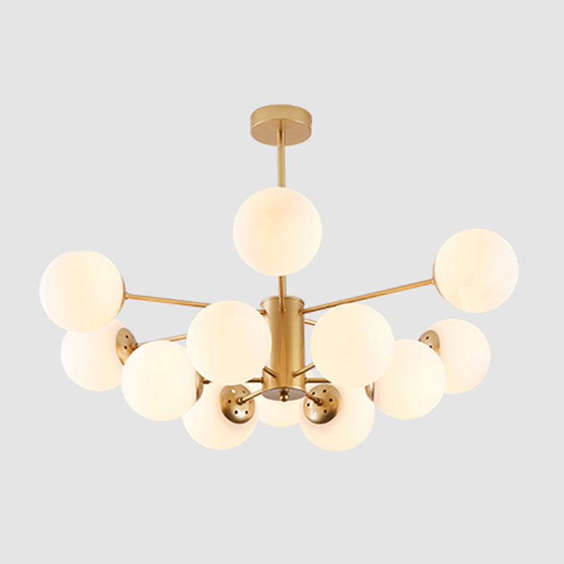 Globe Chandelier Lighting Multi-Head Hanging Light Fixtures for Living Room