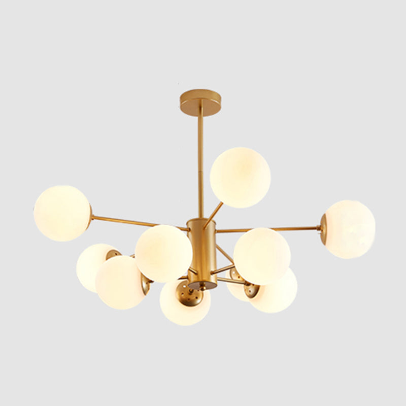 Globe Chandelier Lighting Multi-Head Hanging Light Fixtures for Living Room