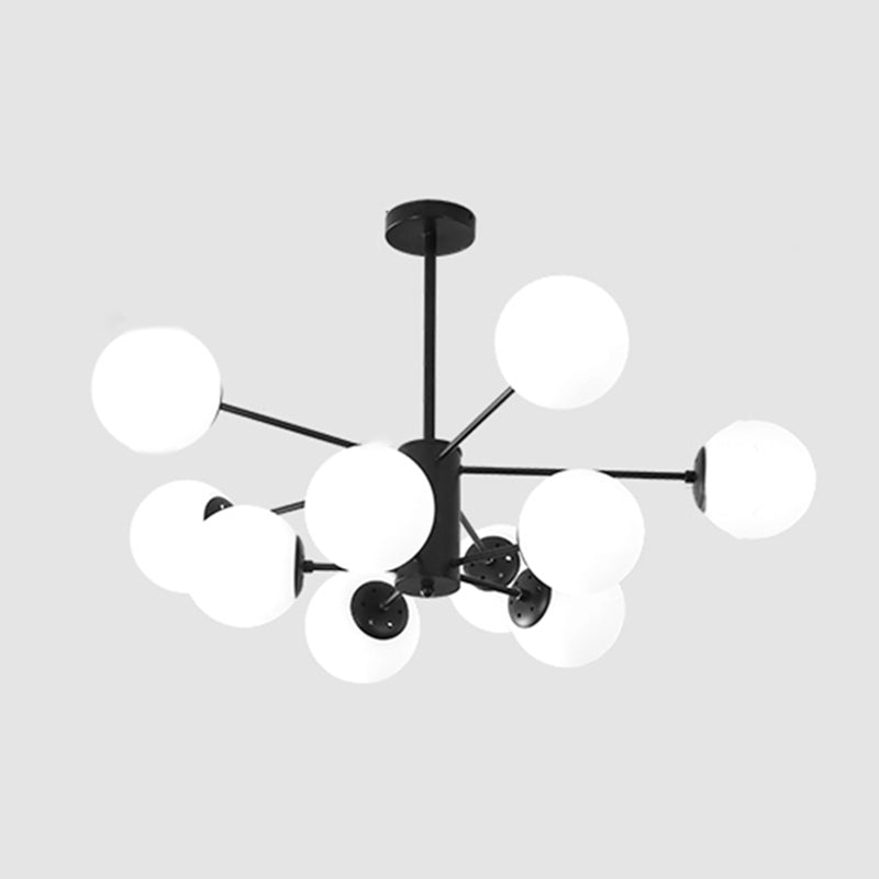 Globe Chandelier Lighting Multi-Head Hanging Light Fixtures for Living Room