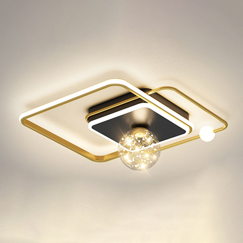 Lámparas de techo LED empotradas Iluminación empotrada contemporánea para sala de estar
