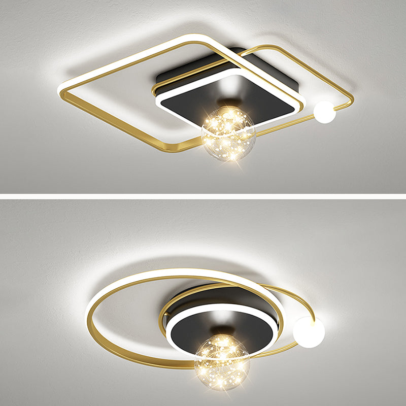 Lámparas de techo LED empotradas Iluminación empotrada contemporánea para sala de estar