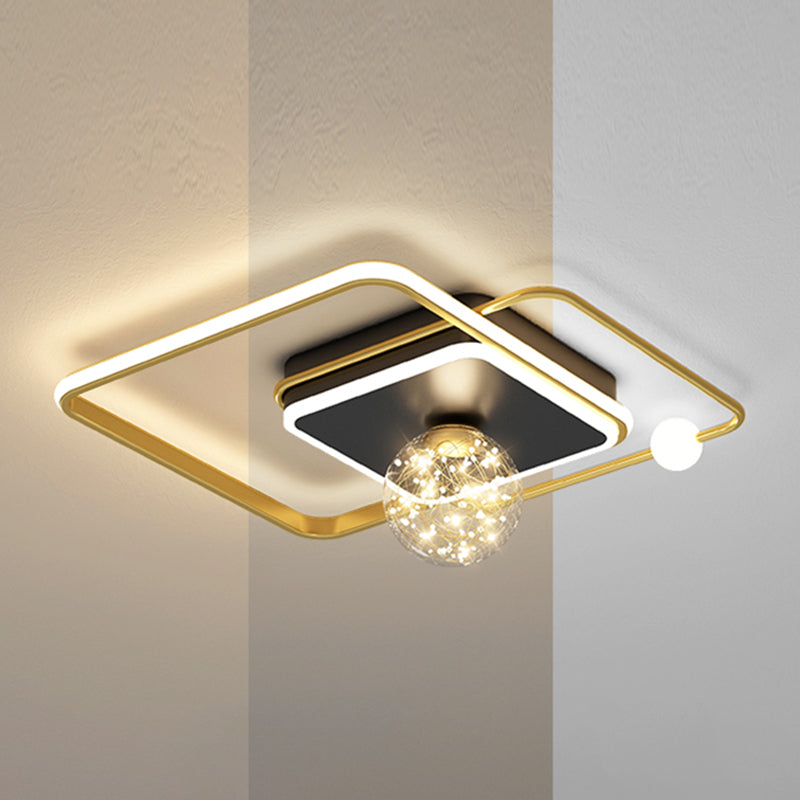 Lámparas de techo LED empotradas Iluminación empotrada contemporánea para sala de estar