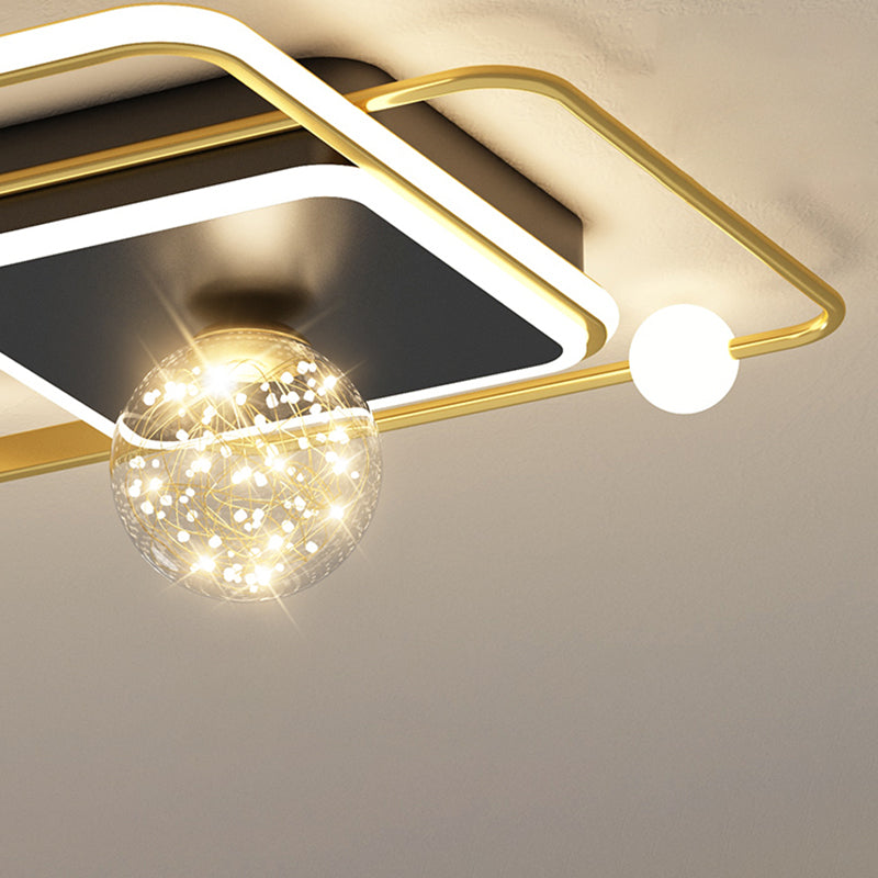 Lámparas de techo LED empotradas Iluminación empotrada contemporánea para sala de estar