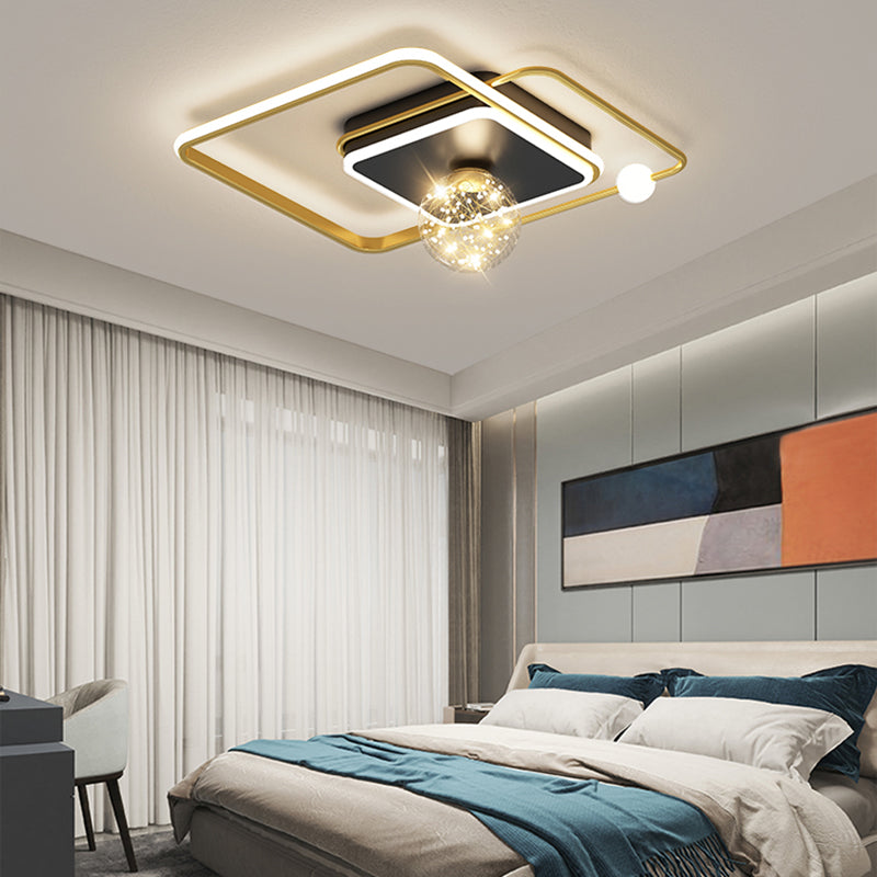 Lámparas de techo LED empotradas Iluminación empotrada contemporánea para sala de estar
