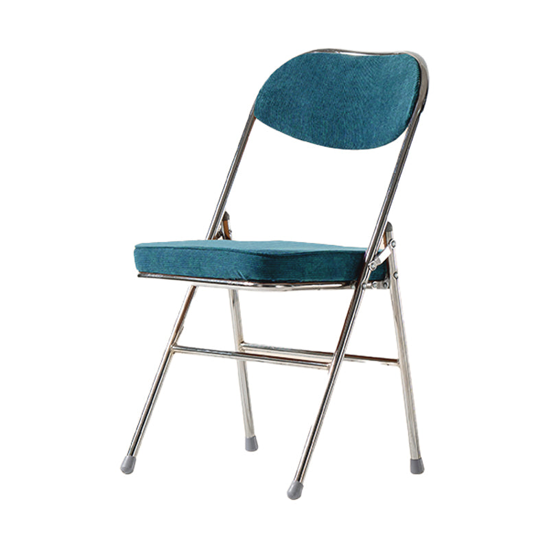 Silla lateral escandinava de terciopelo con respaldo abierto, sillas de comedor plegables con acabado mate