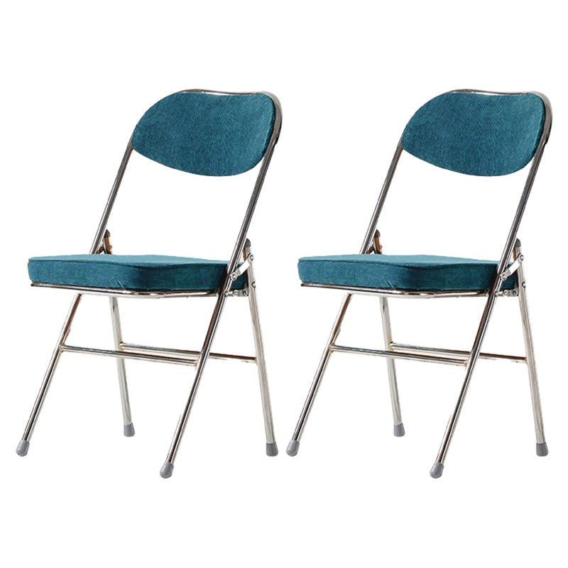 Silla lateral escandinava de terciopelo con respaldo abierto, sillas de comedor plegables con acabado mate