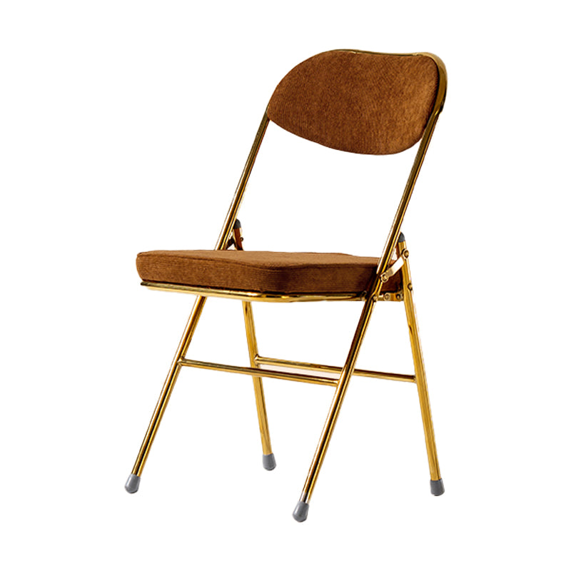 Silla lateral escandinava de terciopelo con respaldo abierto, sillas de comedor plegables con acabado mate
