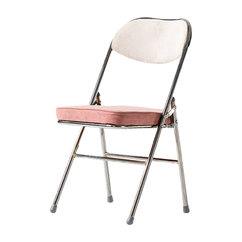 Silla lateral escandinava de terciopelo con respaldo abierto, sillas de comedor plegables con acabado mate