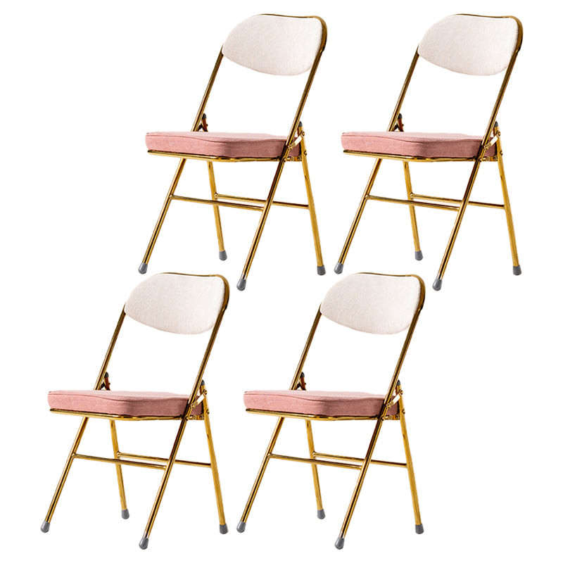 Silla lateral escandinava de terciopelo con respaldo abierto, sillas de comedor plegables con acabado mate