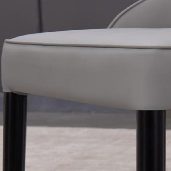 Silla de metal estilo escandinavo Silla Parsons de comedor de cocina (juego de 2)