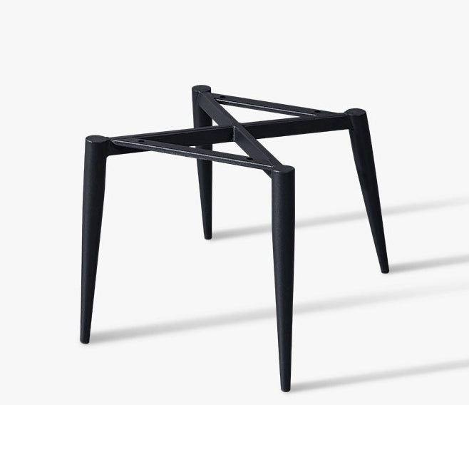 Silla de comedor tapizada de metal con respaldo industrial para el hogar (juego de 2)