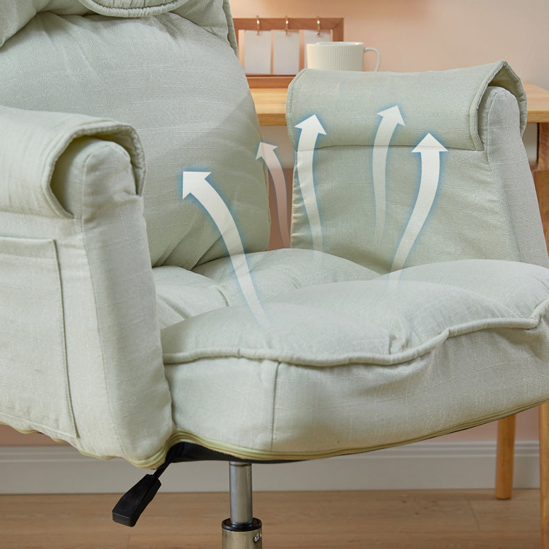 Minimalist Style Upholstered Arm Dining Chairs Solid Back Dining Chairs for Home