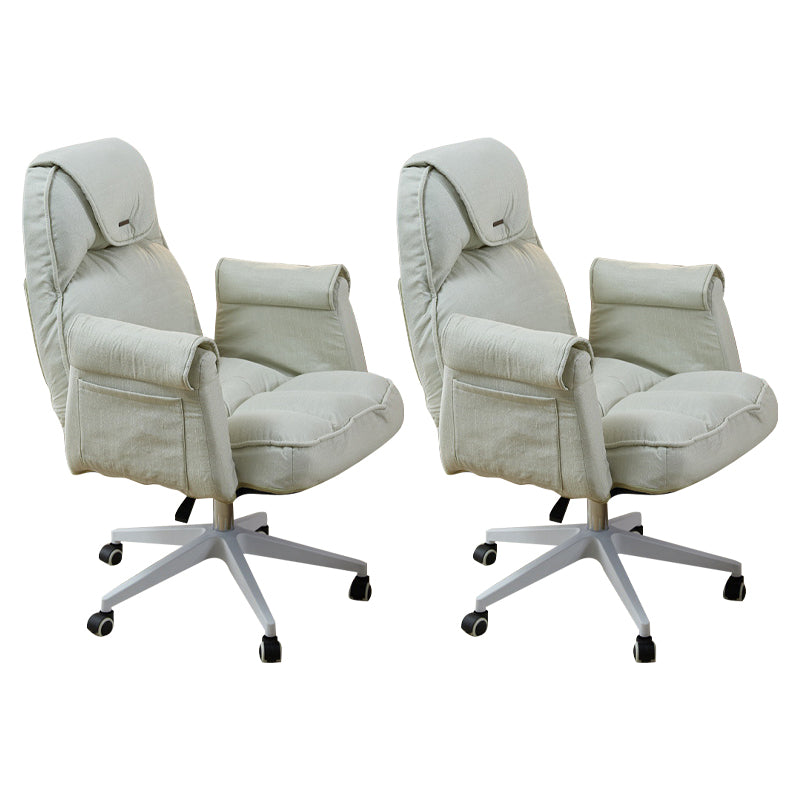 Minimalist Style Upholstered Arm Dining Chairs Solid Back Dining Chairs for Home