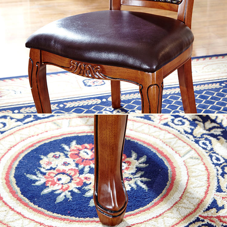 Scandinavian Style Oak Wood Chair Kitchen Dining Solid Back Arm Chairs