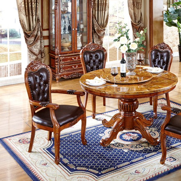 Scandinavian Style Oak Wood Chair Kitchen Dining Solid Back Arm Chairs