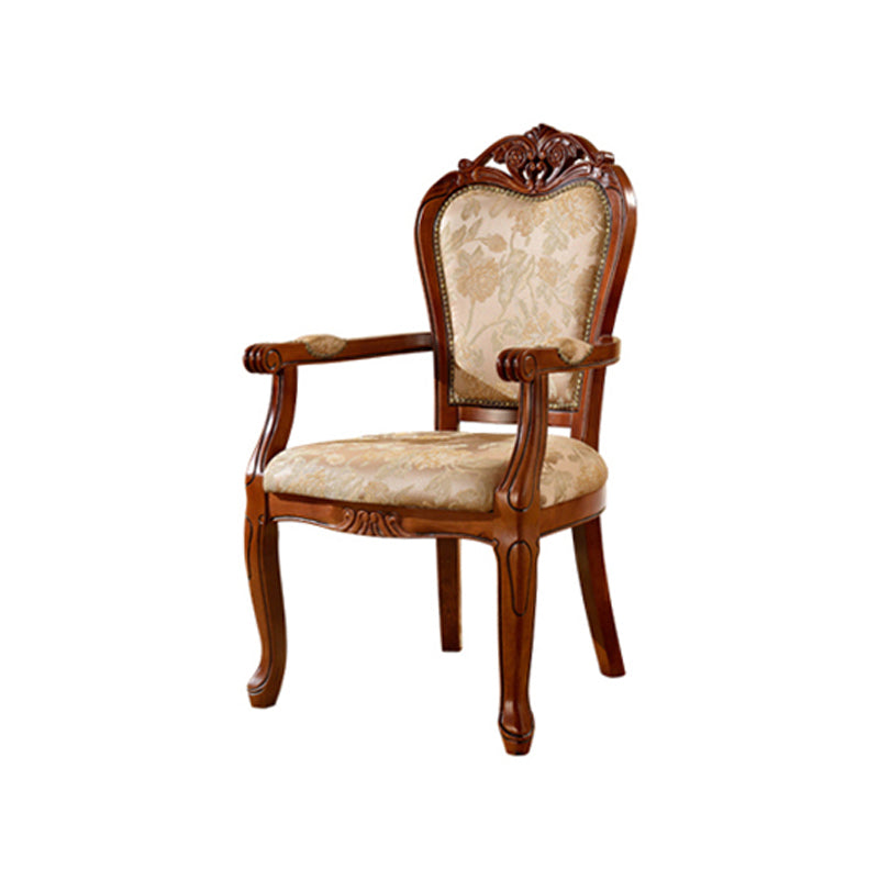 Scandinavian Style Oak Wood Chair Kitchen Dining Solid Back Arm Chairs