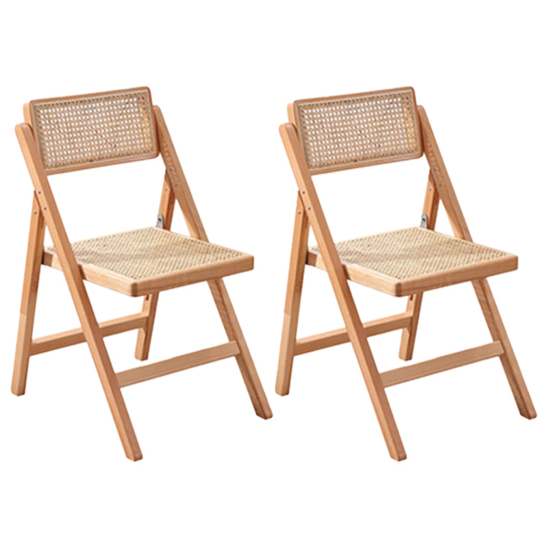 Silla de comedor de madera envejecida estilo rural, respaldo abierto sin brazos, silla lateral de comedor