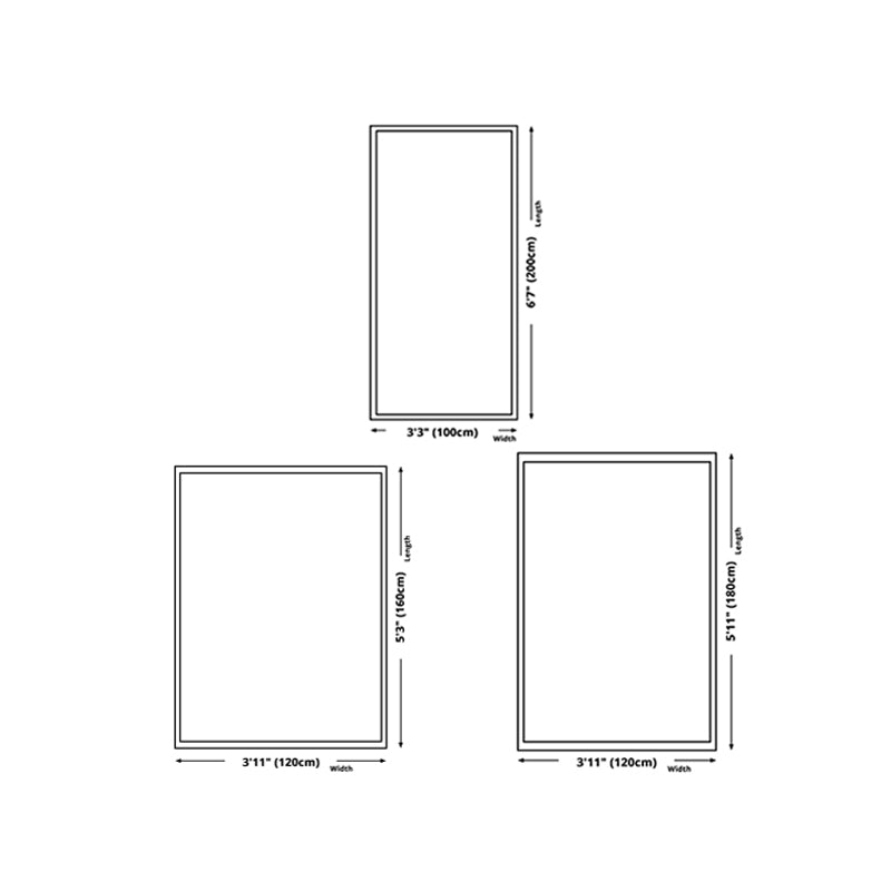 Fancy Yellow Carpet Geometric Print Polyester Area Rug Anti-Slip Area Rug for Home Decor