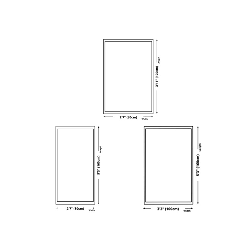 Modern Living Room Area Carpet Tiger Print Polyester Area Rug Anti-Slip Area Rug