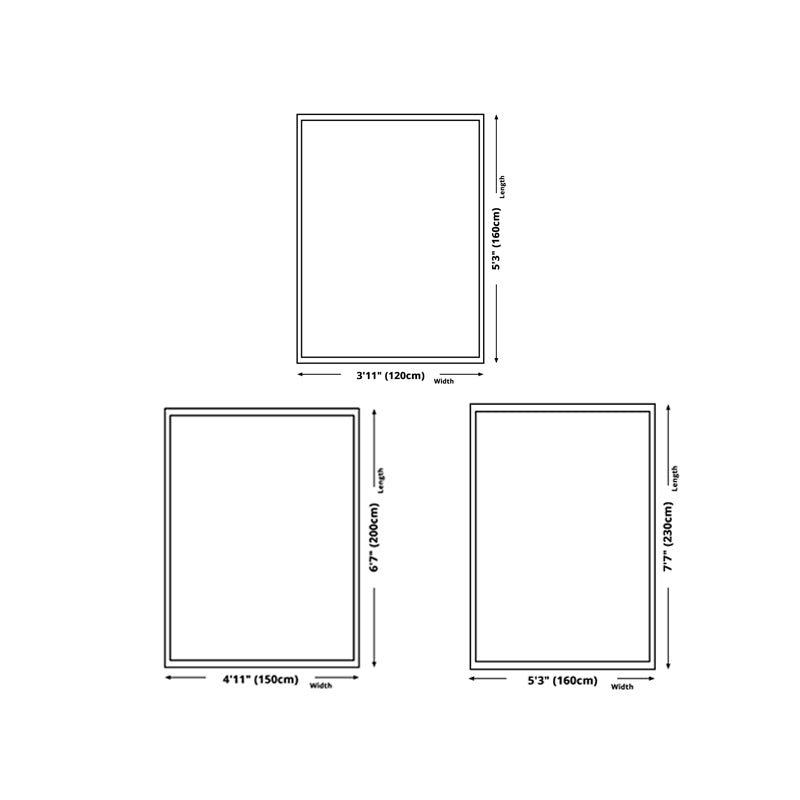 Modern Living Room Area Carpet Tiger Print Polyester Area Rug Anti-Slip Area Rug