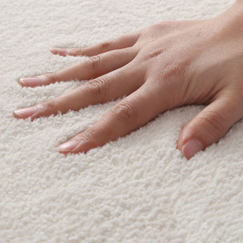 Black Modern Rug Blending Stripe Rug Non-Slip Backing Rug for Living Room