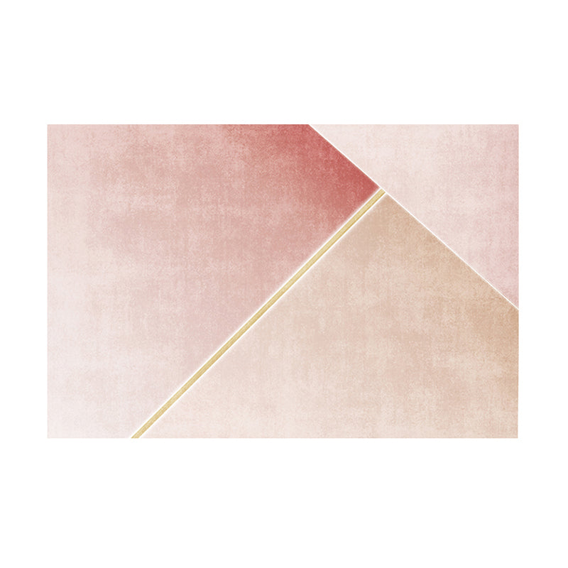 Pink Modern Area Rug Blending Gradient Rug Washable Indoor Rug for Living Room