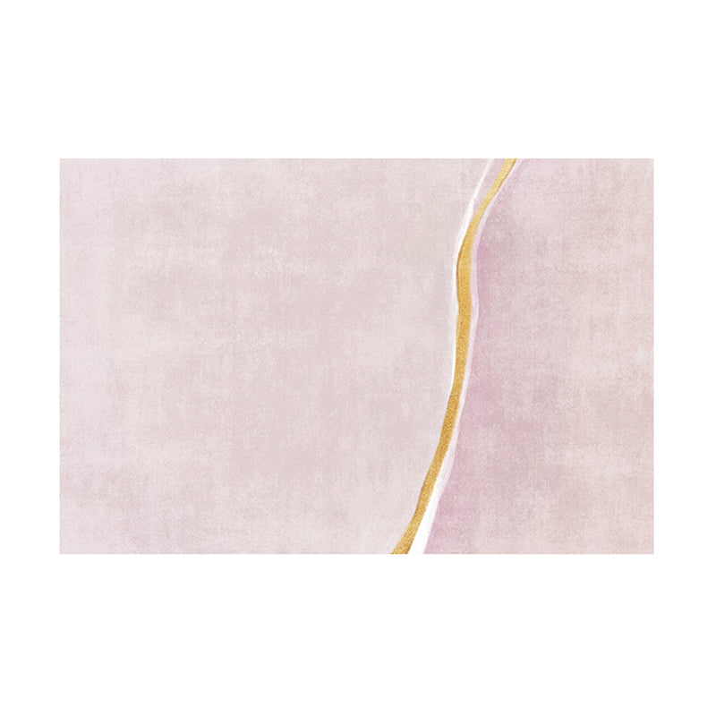 Pink Modern Area Rug Blending Gradient Rug Washable Indoor Rug for Living Room