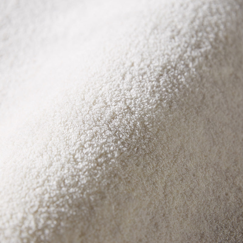 Alfombra de color poliéster moderno de beige alfombra lavable alfombra para sala de estar