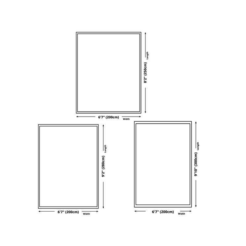 White Modern Rug Polyester Line Area Rug Stain Resistant Rug for Living Room