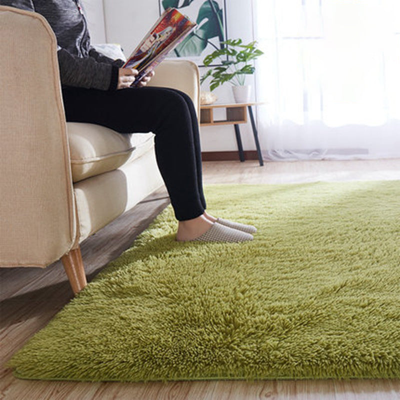 Alfombra de oleada marrón oscura alfombra moderna alfombra sin deslizamiento para decoración del hogar