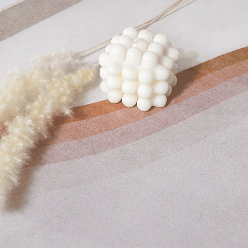 Alfombra de poliéster moderno moderno alfombra de círculo de poliéster alfombra de respaldo sin deslizamiento para decoración del hogar