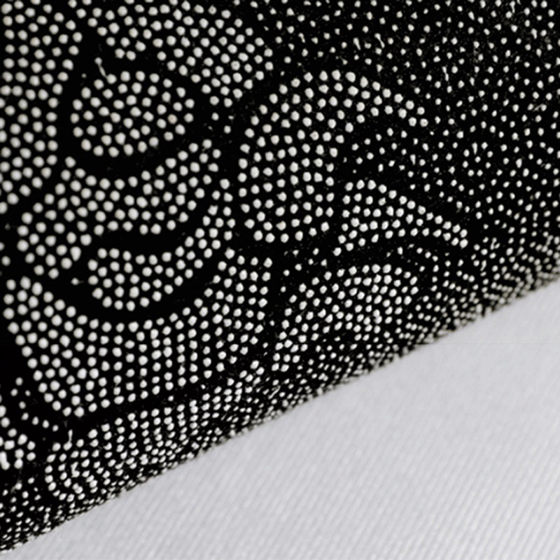 White Modern Rug Polyester Circle Rug Non-Slip Backing Rug for Home Decor