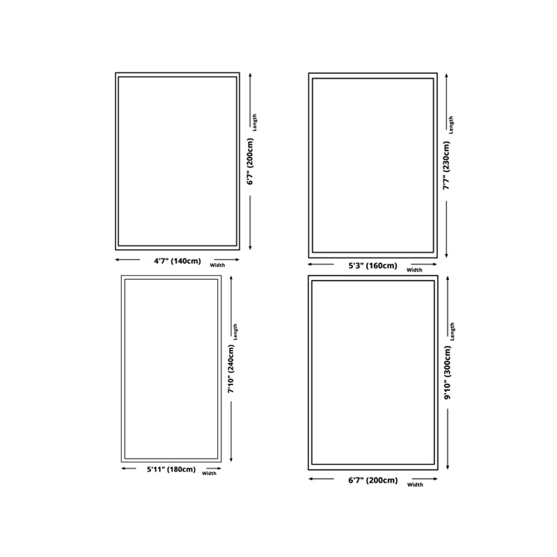 Light Brown Modern Rug Polyester Color Block Rug Non-Slip Backing Rug for Home Decor