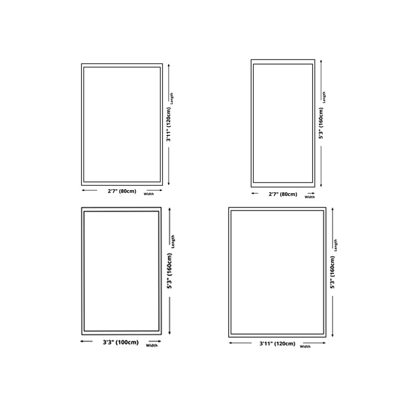 Light Brown Grid Rug Polyester Modern Area Rug Non-Slip Backing Rug for Home Decor