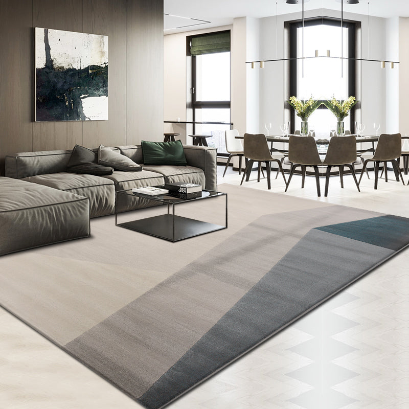 Contemporary Graphic Print Area Carpet Polyester Indoor Rug Washable Rug for Home Decoration