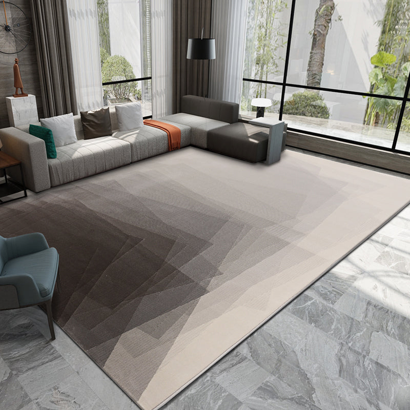 Contemporary Graphic Print Area Carpet Polyester Indoor Rug Washable Rug for Home Decoration