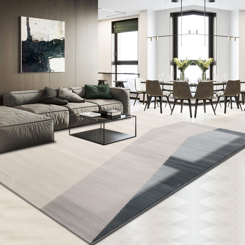 Contemporary Graphic Print Area Carpet Polyester Indoor Rug Washable Rug for Home Decoration
