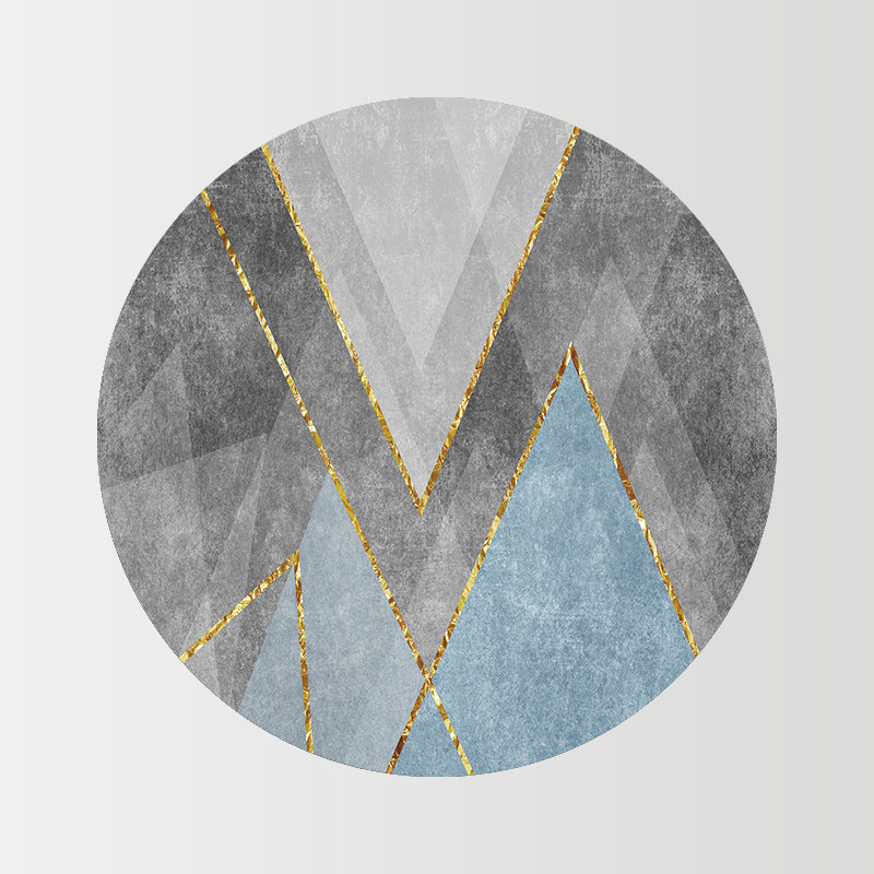 Gray Industrial Rug Blending Modern Rug Non-Slip Backing Rug for Living Room