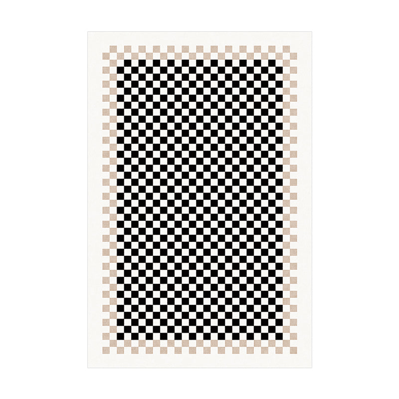 Simplicité Tapis en vigueur Polyester Area Polyester Tapis Tacon résistant à la tache Rison pour décoration pour la maison