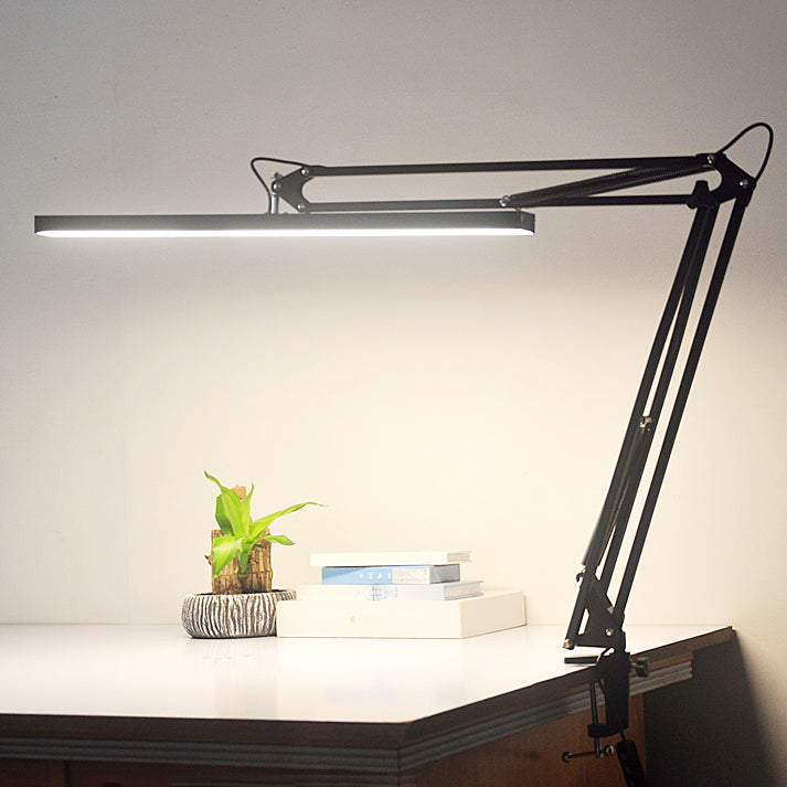 Lineare Nachttischlampe moderne Metal Ein leichter Nachttischlampe in Schwarz