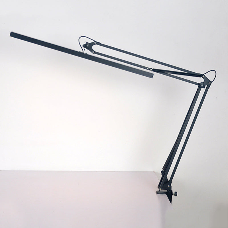 Lineare Nachttischlampe moderne Metal Ein leichter Nachttischlampe in Schwarz