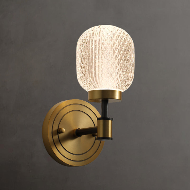 1 Éclair mural géométrique en verre clair