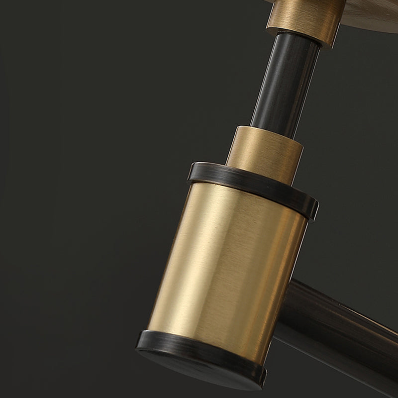 1 Éclair mural géométrique en verre clair