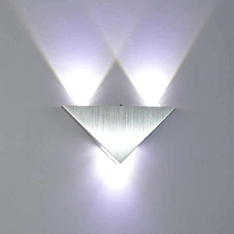 Contemporary Style Geometric Wall Mounted Light Metal Multi Lights Wall Washer Sconce