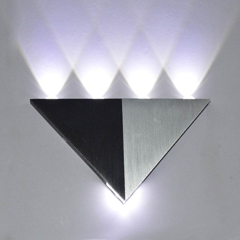 Contemporary Style Geometric Wall Mounted Light Metal Multi Lights Wall Washer Sconce